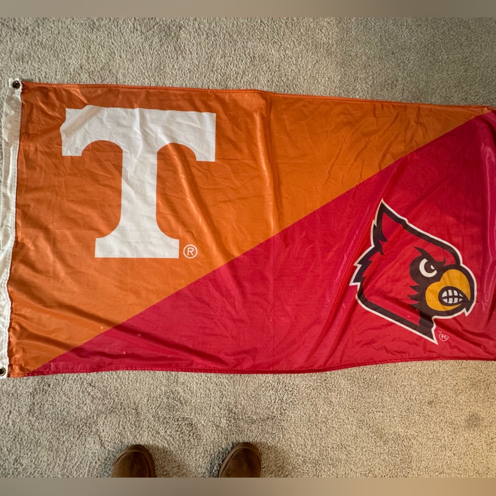 University of Tennessee and University of Louisville Flag